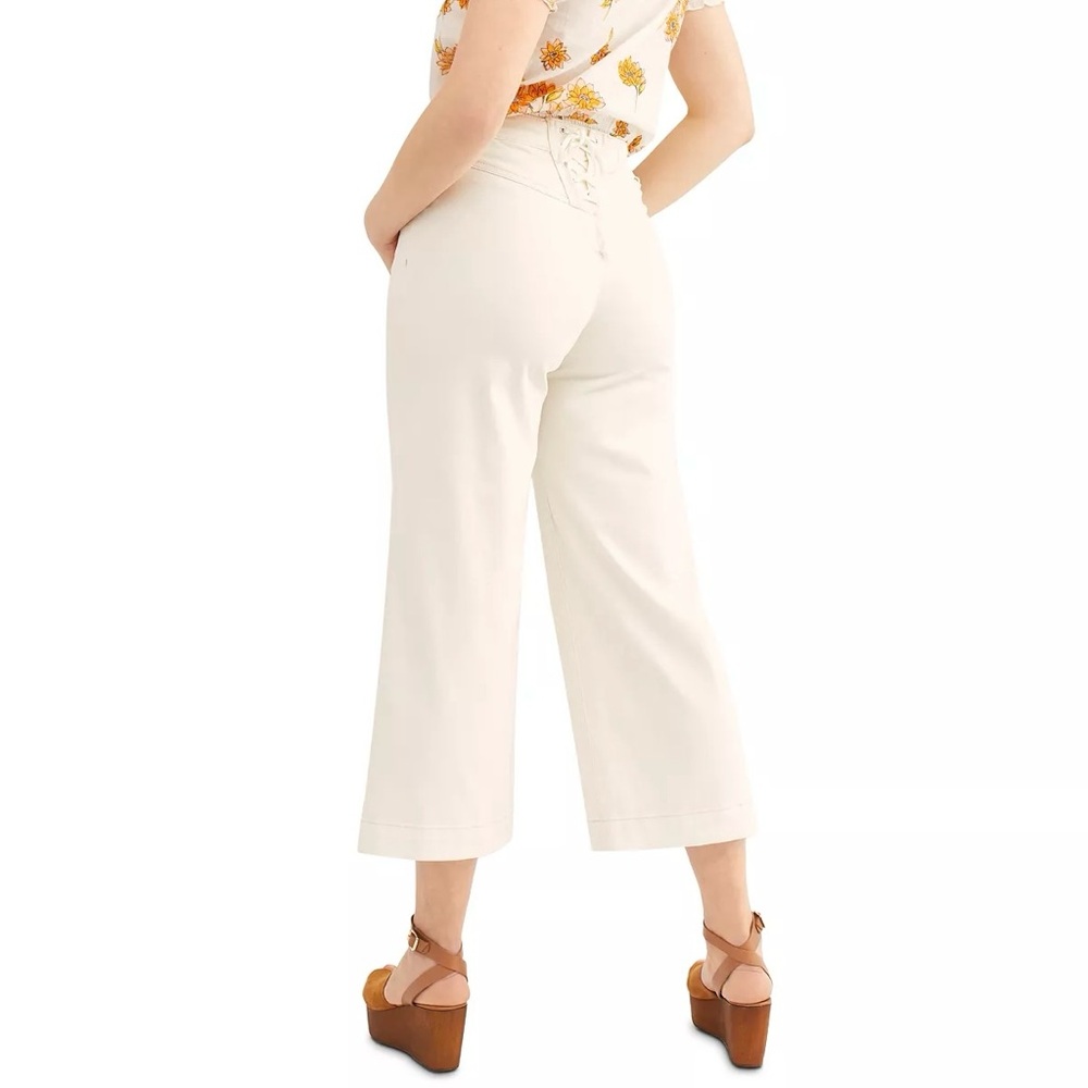 free people / we the free / crvy lace up crop wide leg jeans